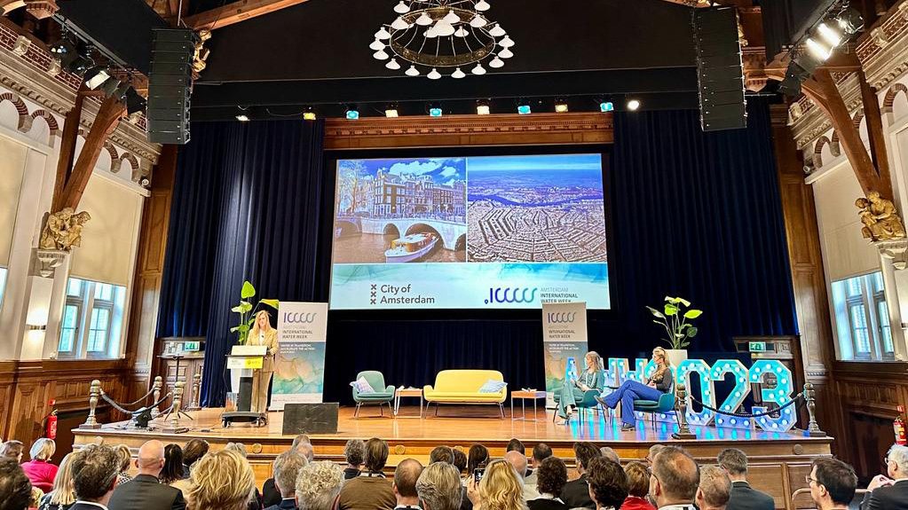 Melanie van der Horst Deputy Mayor city of Amsterdam at the Integrated Leaders Forum 2023.