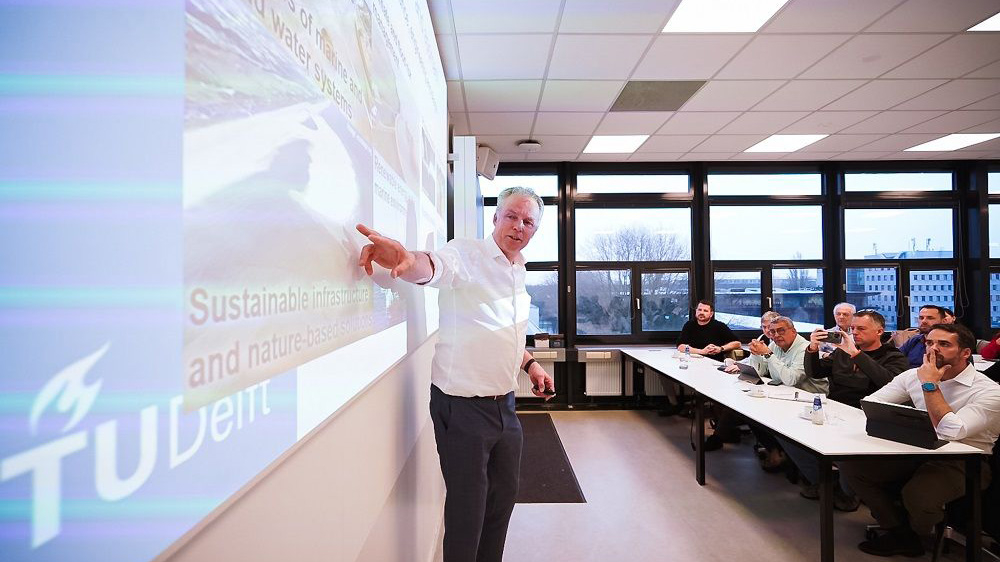 Rio Grande do Sul's delegation at TU Delft. Photo: NBSO Porto Alegre
