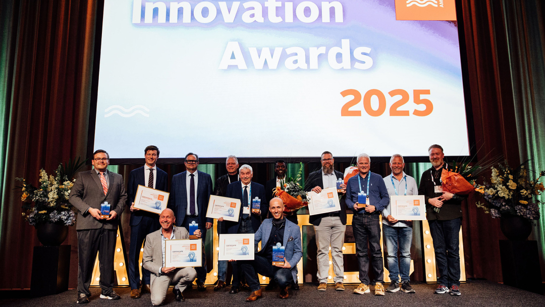 Winners of the Aquatech Innovation Awards 2025. Photo: Aquatech Amsterdam