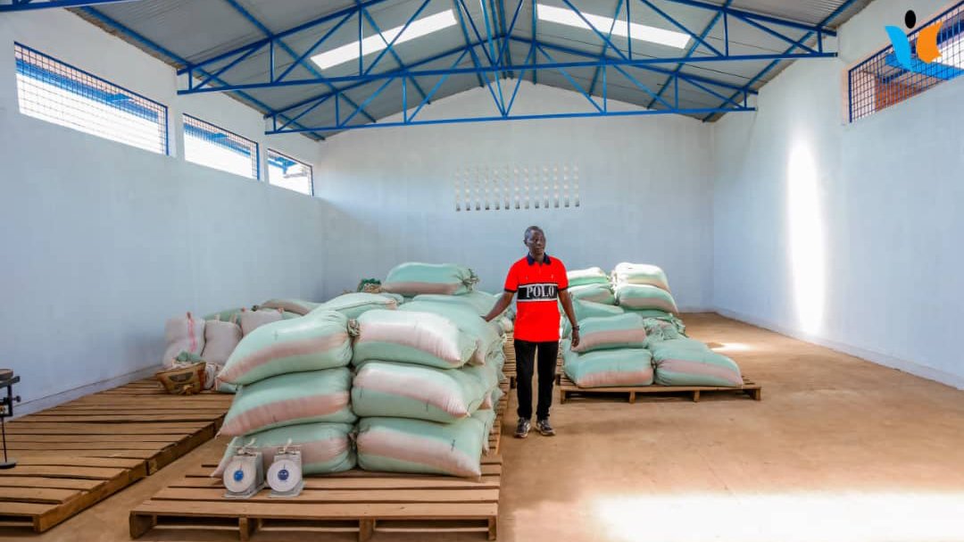 Seed storage facility in Burundi, part of the Private Seed Sector Development (PSSD) project. Photo: Jimbere Magazine