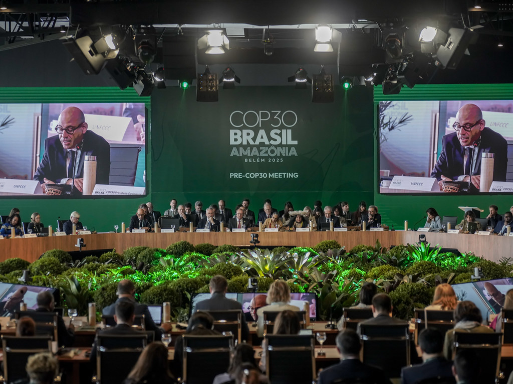 COP 30 Photo credits: Official Pre-COP Opening Ceremony. Photo: Rafa Neddermeyer/COP30 Brasil Amazônia/PR