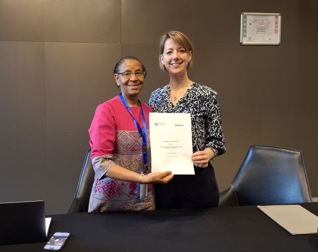 Signing of a Mou by Deltares and the United Nations Convention to Combat Desertification to strengthen global drought resilience