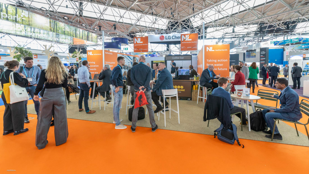 Dutch water sector at Aquatech Amsterdam 2025. Photo: Expofoto.eu
