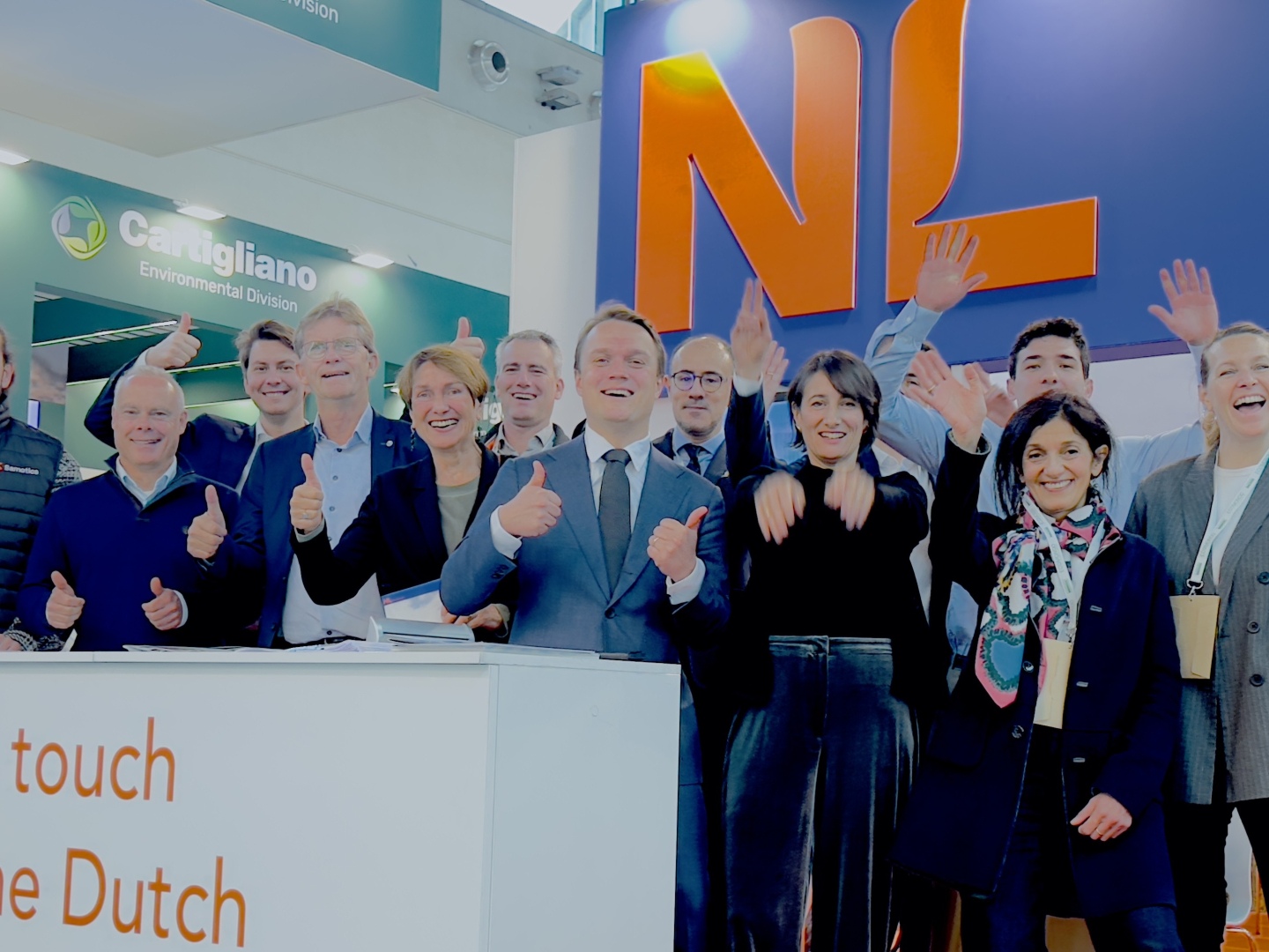 Ecomondo, Italy NL Pavilion. Photocredits: Water Alliance