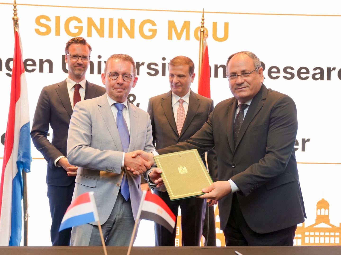  Signing MoU between Egypt and the Netherlands