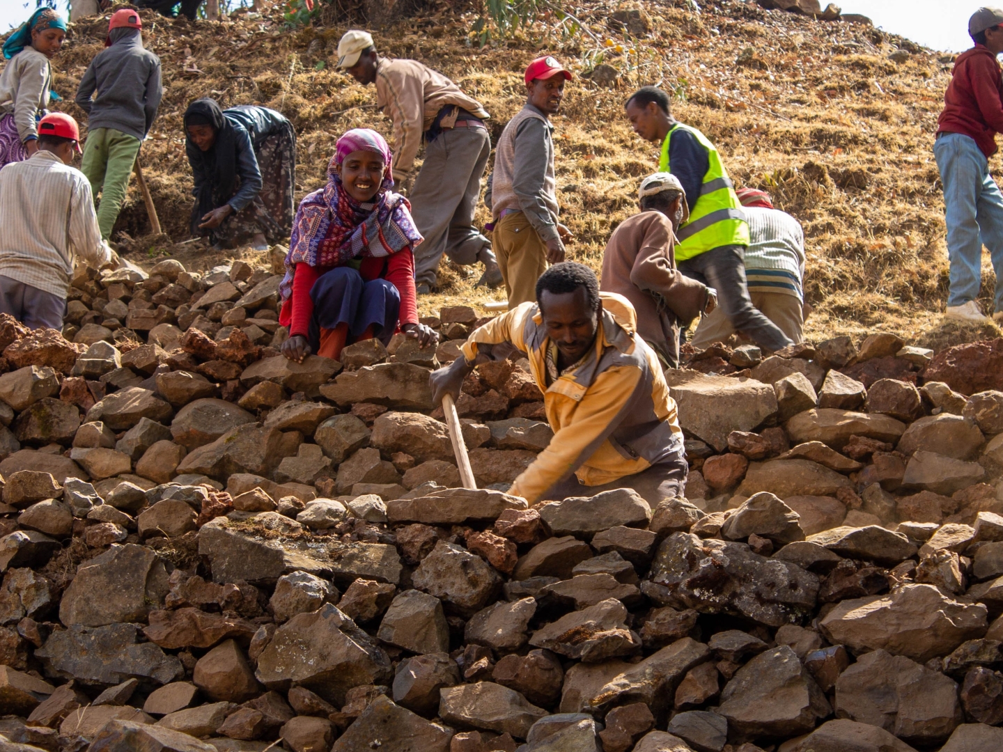 IRM4WASH project in Ethiopia. Photocredits VEI – Dutch Water Operators