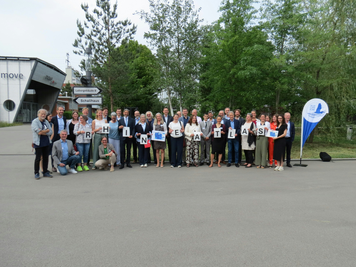 The Rine Atlas 2026 was adopted on 16 June at the ICPR assembly in Dubendorf (Switserland). Photocredits Rijkswaterstaat International