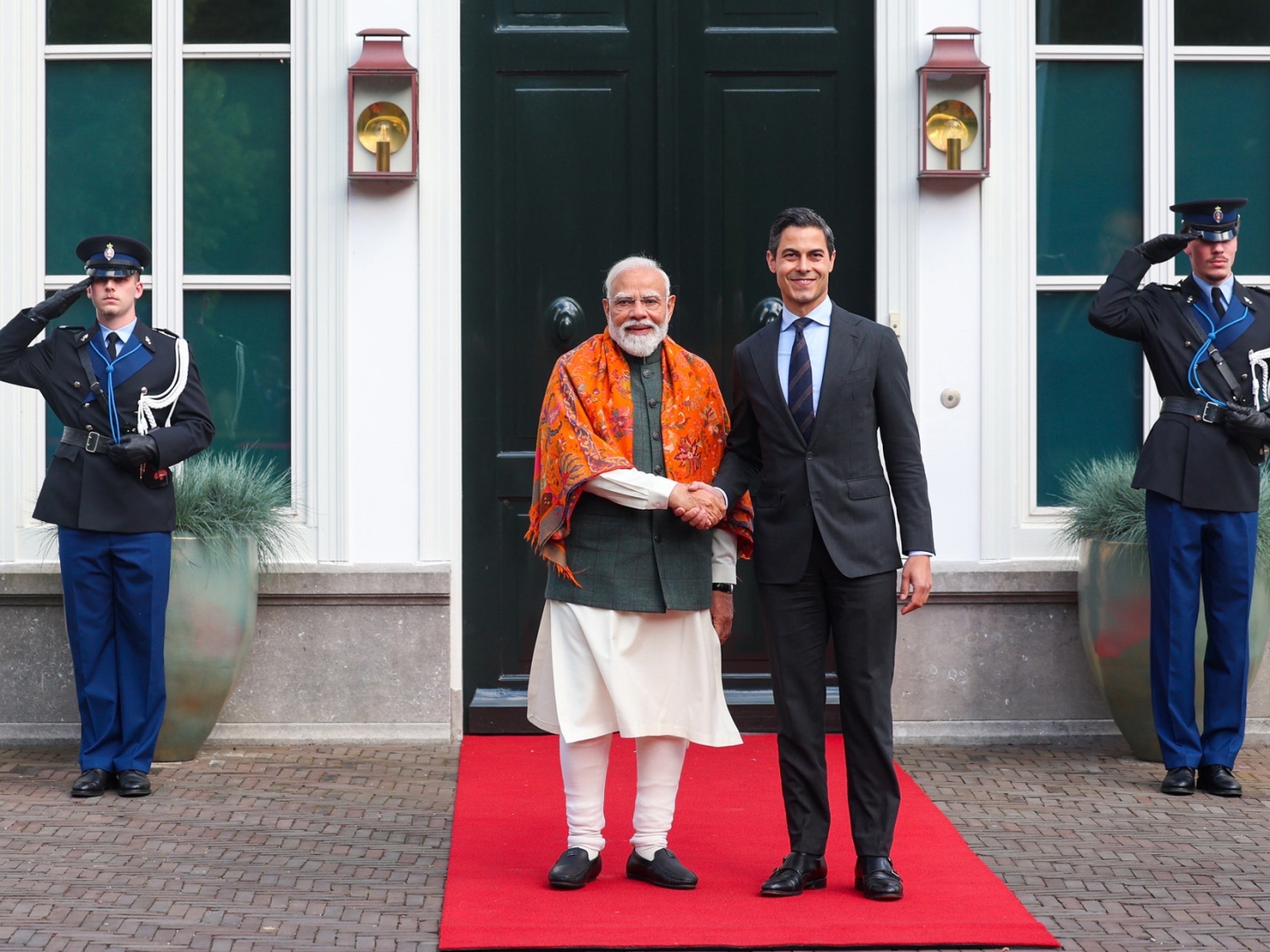  Prime Minister of India Shri Narendra Modi and Prime Minister of the Netherlands Rob Jetten, in May 16, 2026. Photo: Press Information Bureau (PIB), Government of India