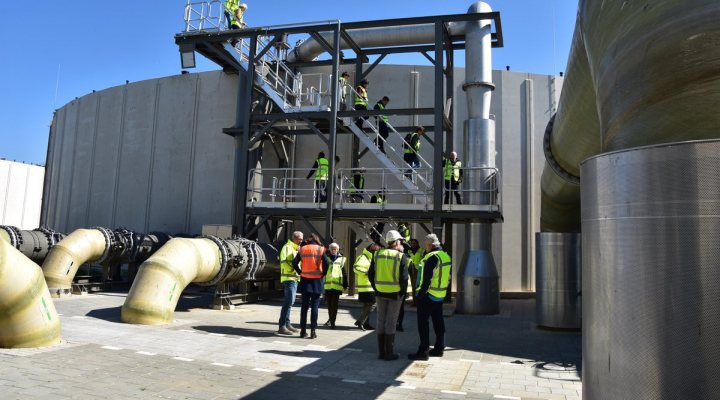 WWTP plant in Utecht, the Netherlands