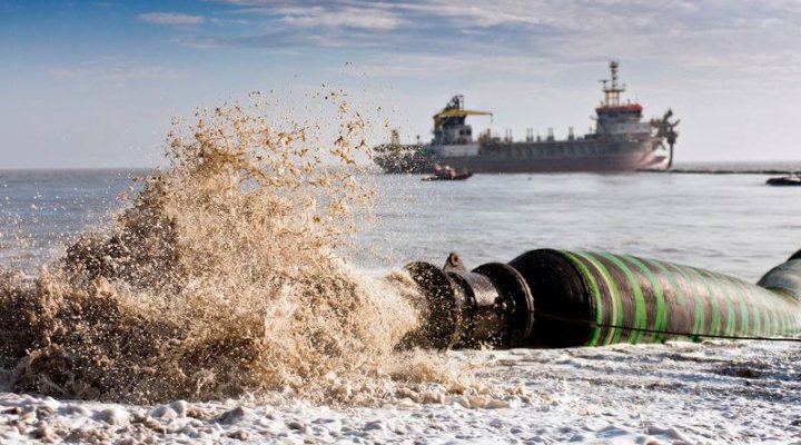 Dredging work of Royal Boskalis