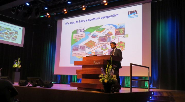 A speaker addresses the audience at AD16 Conference