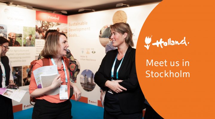 Holland pavilion at World Water Week 2018