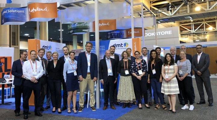 Dutch delegation in Holland Pavilion at WEFTEC 2018