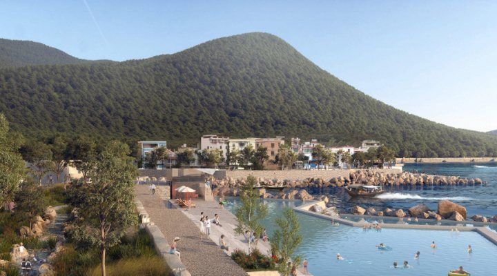 Impression flood protection Shenzhen bay yangmeiken