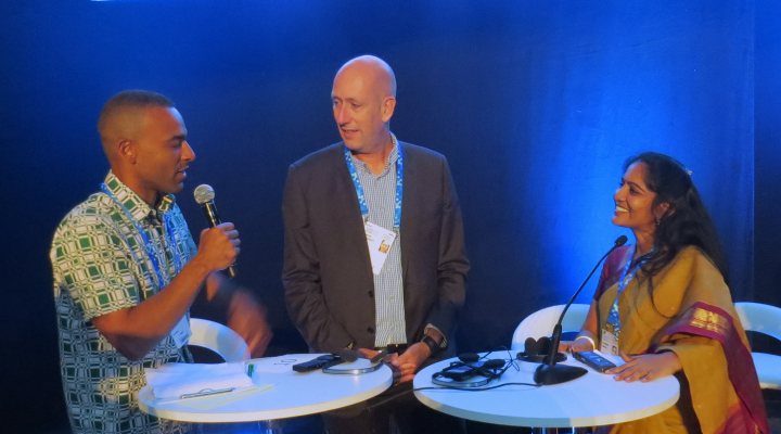 Patrick Moriarty at session on role of civil society organisations during stockholm world water week