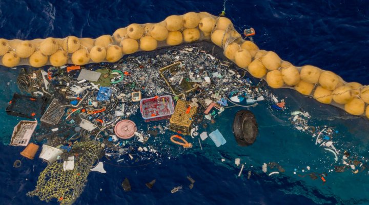The first real plastic collected by The Ocean Cleanup in the Pacific Ocean