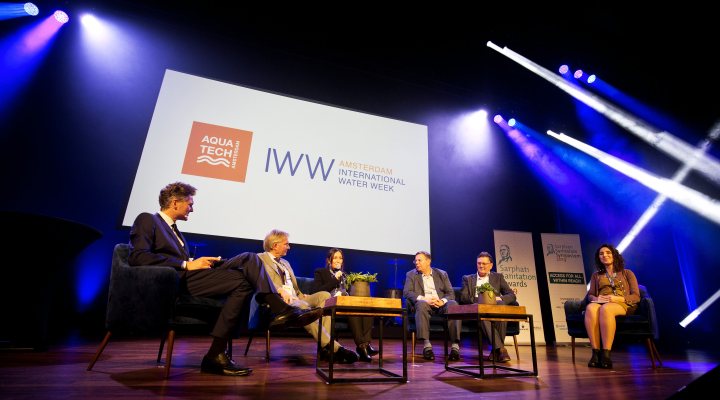 Panel discussion during AIWW2019 on motto to connect and act to make water work