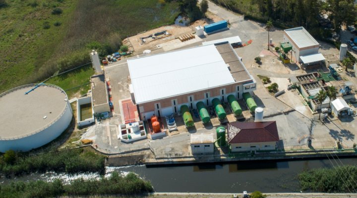 Racones water treatment plant in Spain