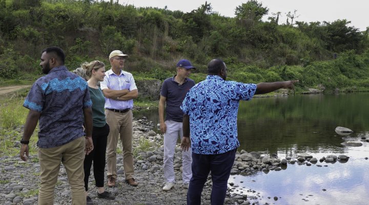 DRR team Fiji mission Ba river catchment