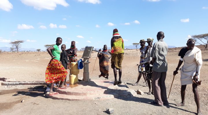 Water pump in Northern Kenya