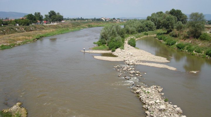 Morava river in Serbia