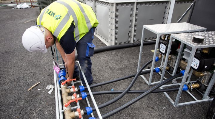 Temporary water facilities provided by MTD Pure Water