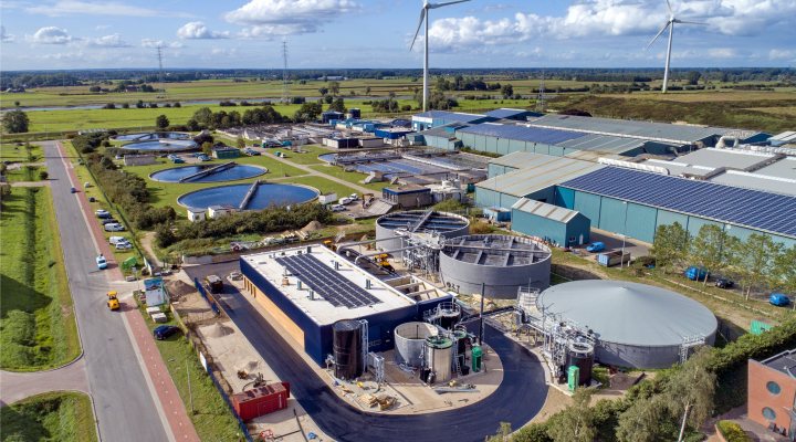 Waste water treatment plant Zuthpen, the Netherlands