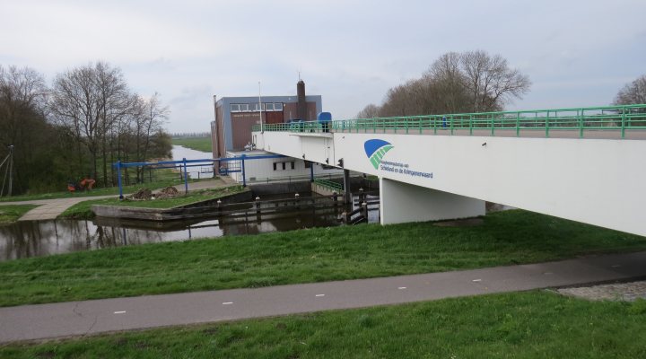 Drainage pump station Abraham Kroes near Rotterdam, the Netherlands