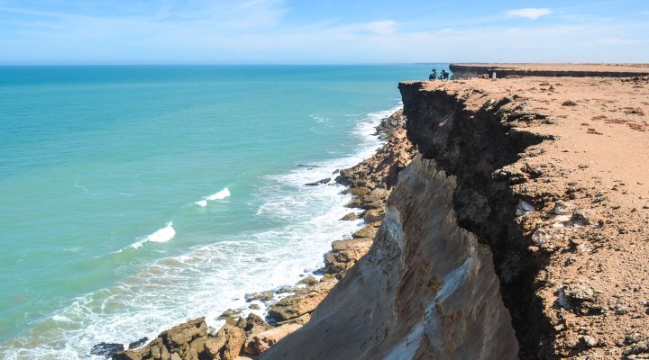 Erosion along the West-African coast.