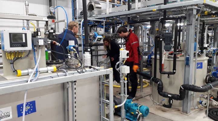 Facility to produce Kaumera biopolymer from waste water at wwtp Epe, the Netherlands
