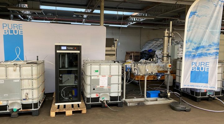 Combined technology by PureBlue and HPGen for advanced oxidation to clean water