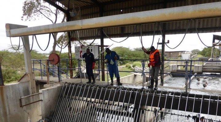 Sewer surveillance on Covid-particles at waste water treatment plant in Nairobi, Kenya