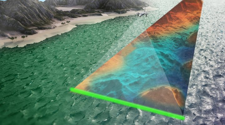 Bathymetric map by Fugro