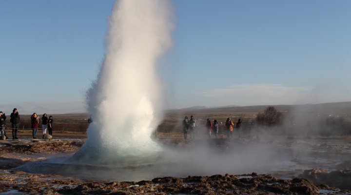 Geyser in Iceland.