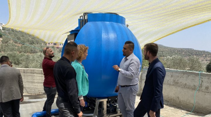 BluElephant waste-water recycling unit in Halhul.
