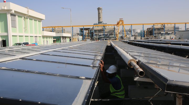 Desolenator's solar panels