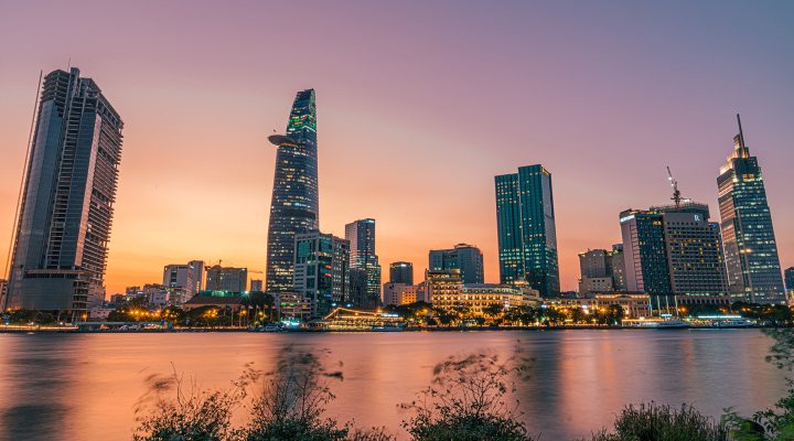 Skyline of Ho Chi Minh City