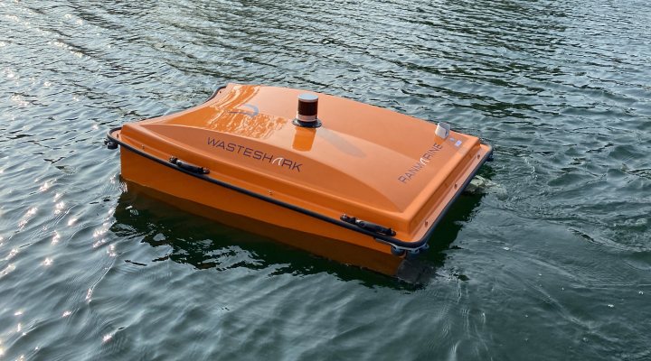 RanMarine's WasteShark at Toronto Harbour. Photo: RanMarine