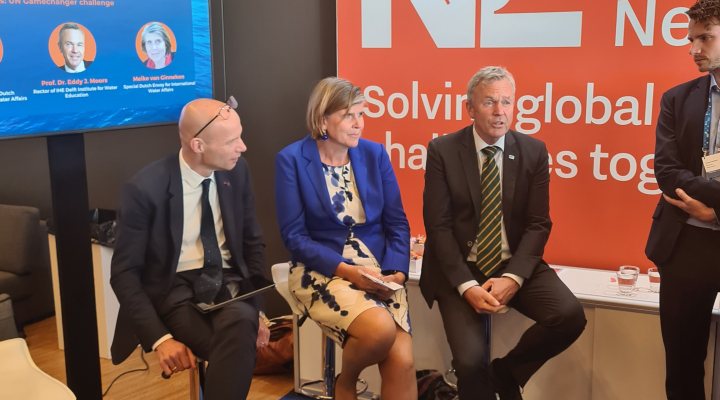 Workshop, led by former Dutch water envoy Henk Ovink and rector Eddy Moors of IHE Delft Institute for Water Education