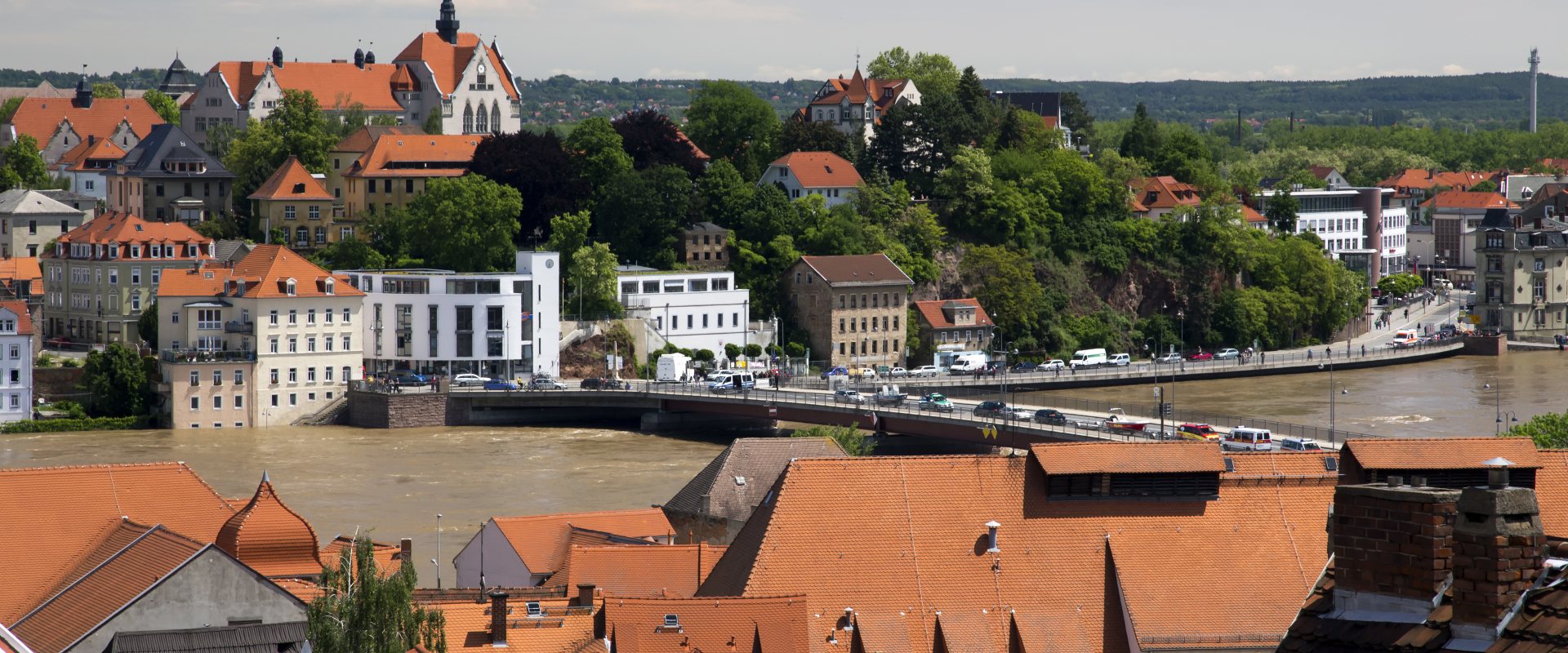 The Elbe river in Germany