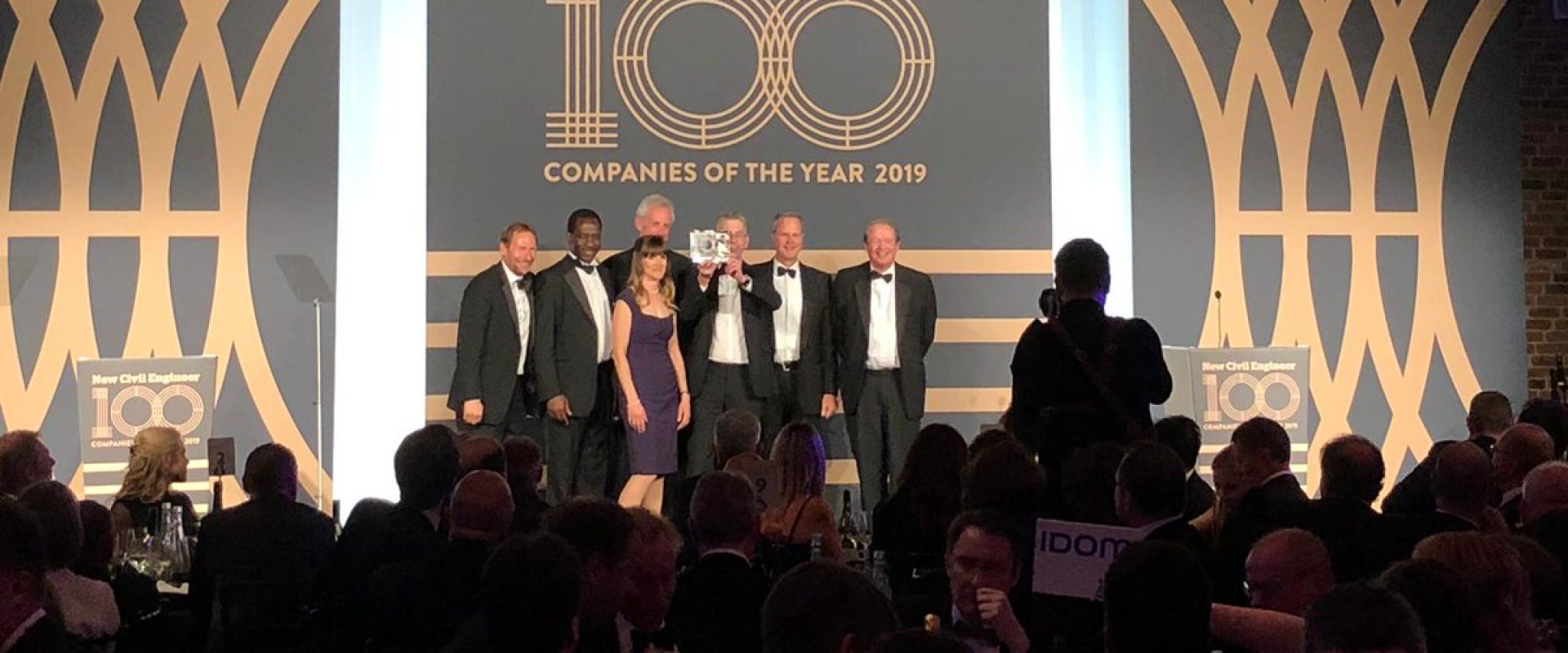 Royal HaskoningDHV has won a NCE100 award