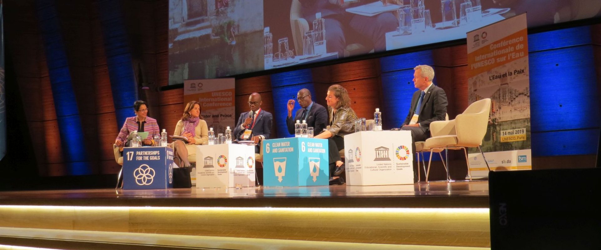Panel discussion at the Unesco conference