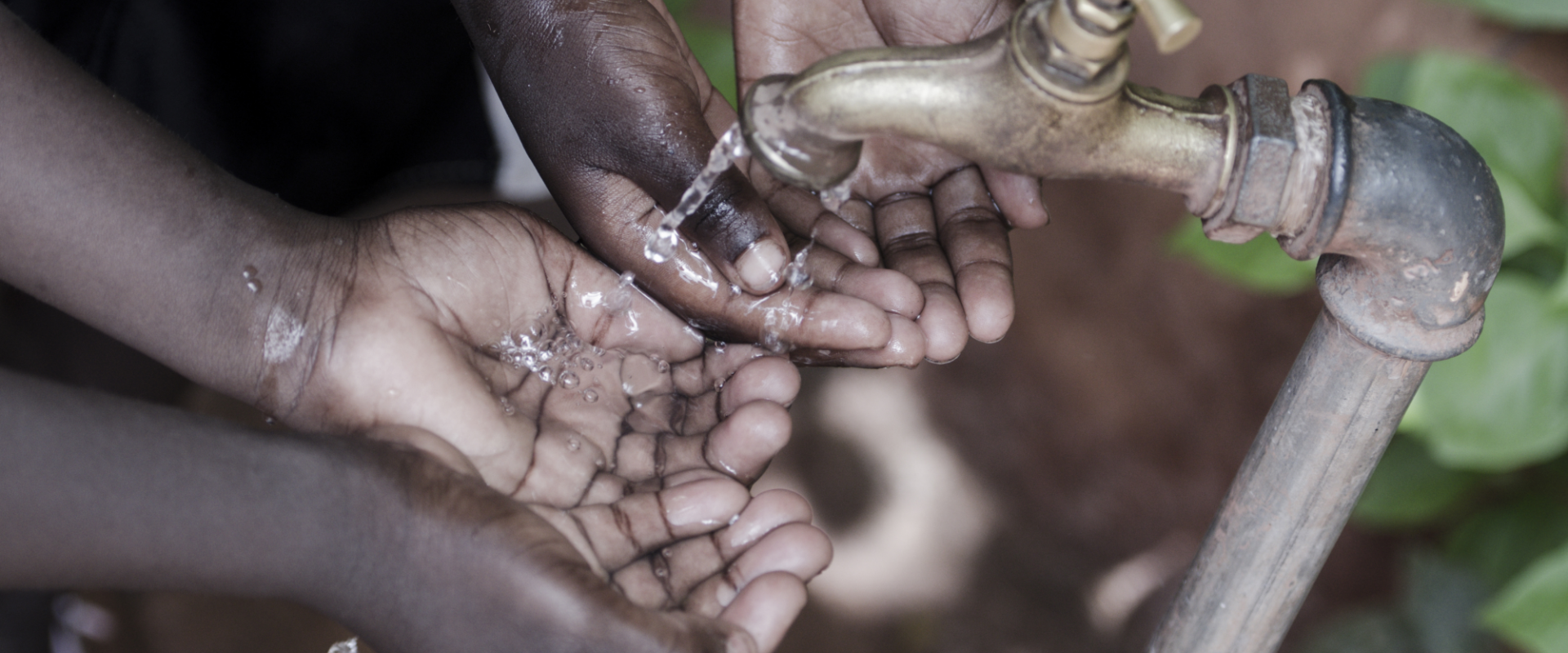 washing hands
