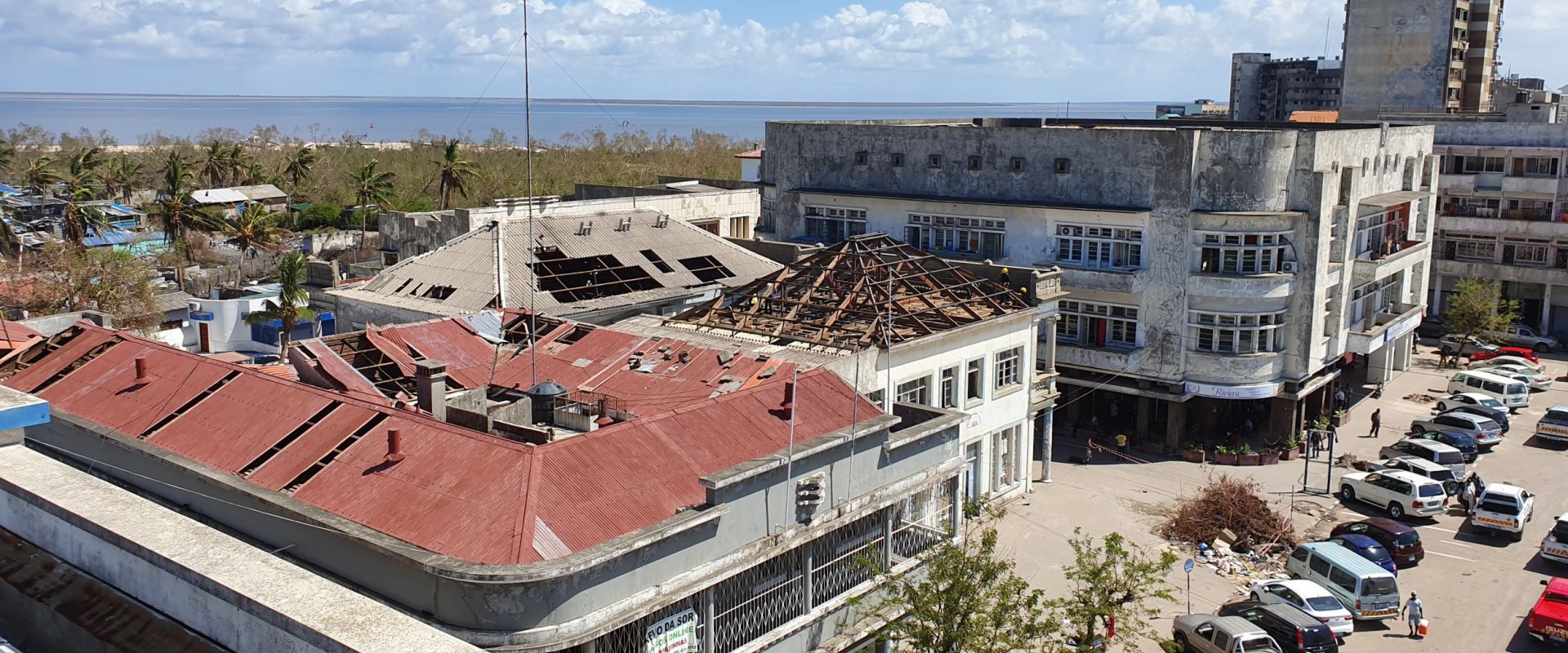Beira after cyclone Idai hit the city