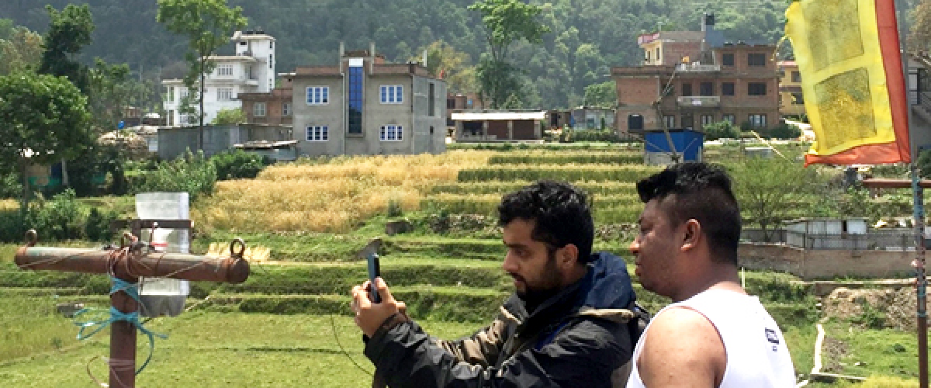 smartphone weatherstation nepal