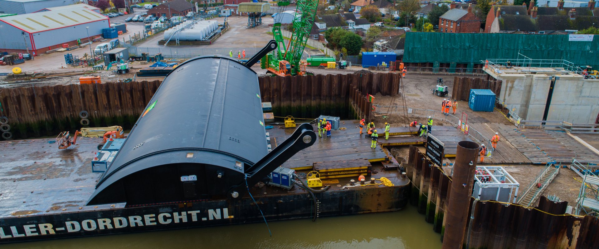 Boston flood barrier