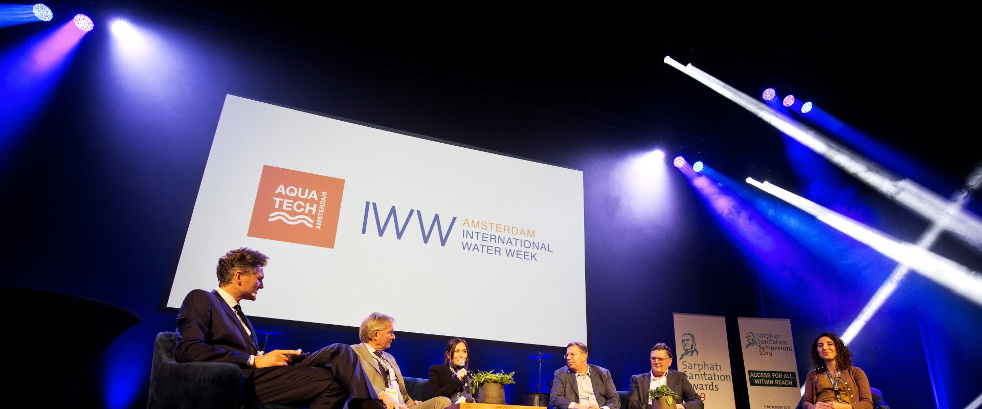 Panel discussion during AIWW2019 on motto to connect and act to make water work