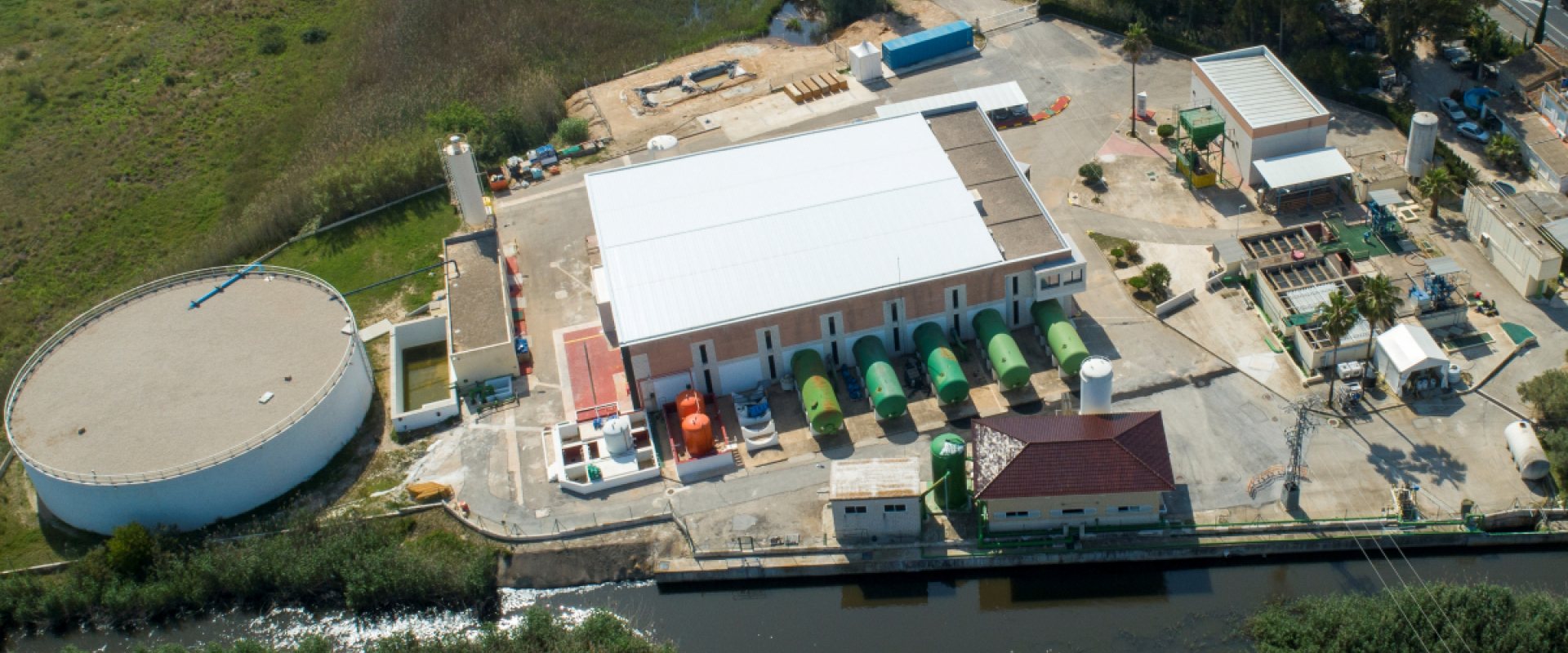 Racones water treatment plant in Spain