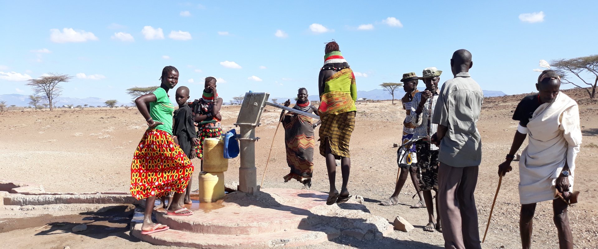 Water pump in Northern Kenya
