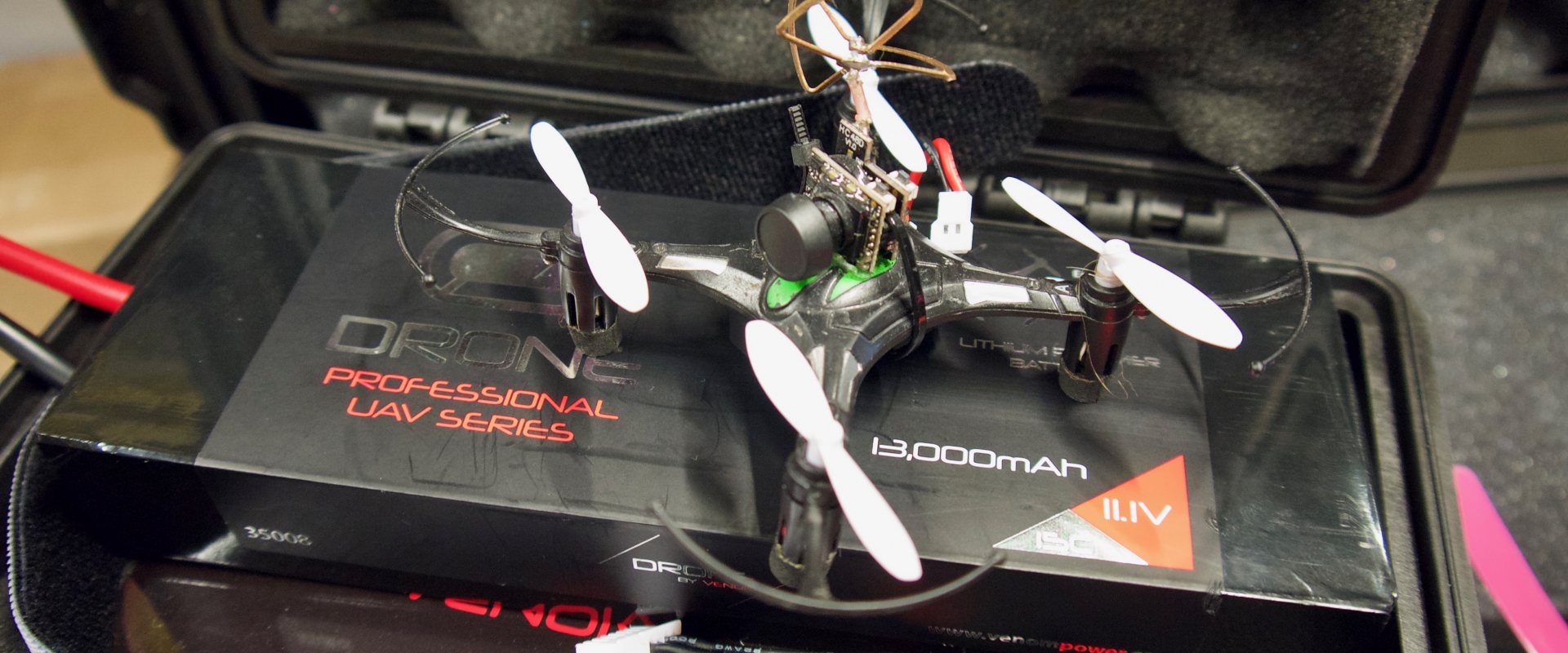 Drone operated by AT3 team University of Twente